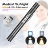 USB Rechargeable Medical Handy Pen Light Mini Nursing Flashlight LED Torch Lamp With Stainless Steel Clip Pocket Led Flashlight