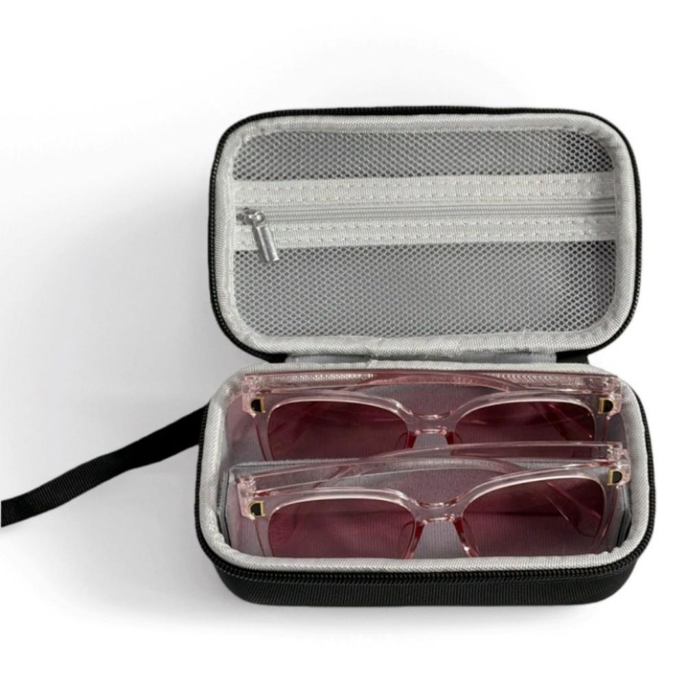 Oxford Cloth 2/4 Slots Glasses Organizer Portable Sunglasses Protective Case Daily
