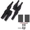Xrten 1 Paire MC4 Y Panneau Solaire Connecteurs, Connecteurs de Cble Splitter Coupler Outil Combinateur