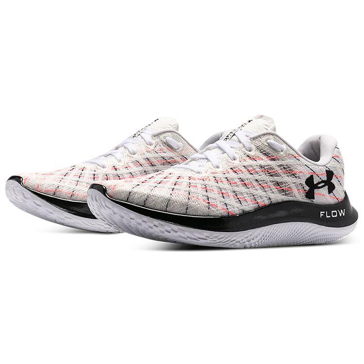 Under Armour Flow Velociti Wind Casual Comfortable Fashion Lightweight Fabric Low-Top Training Running Shoes Women Sneaker White 3025222-102
