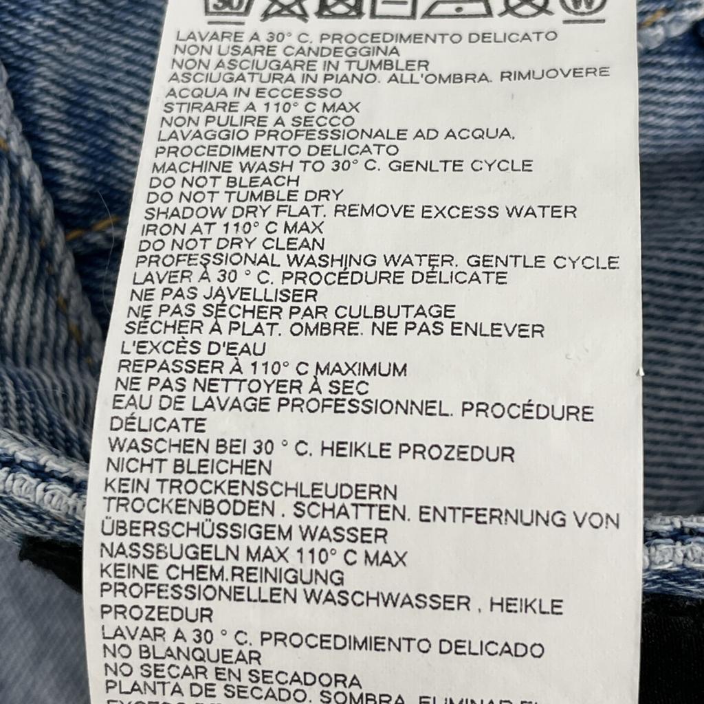 Dsquared2 S74LB0906 21Нержавеющая сталь Синие Узкие Джинсовые Брюки Деним Низ 46 синийПоношенный