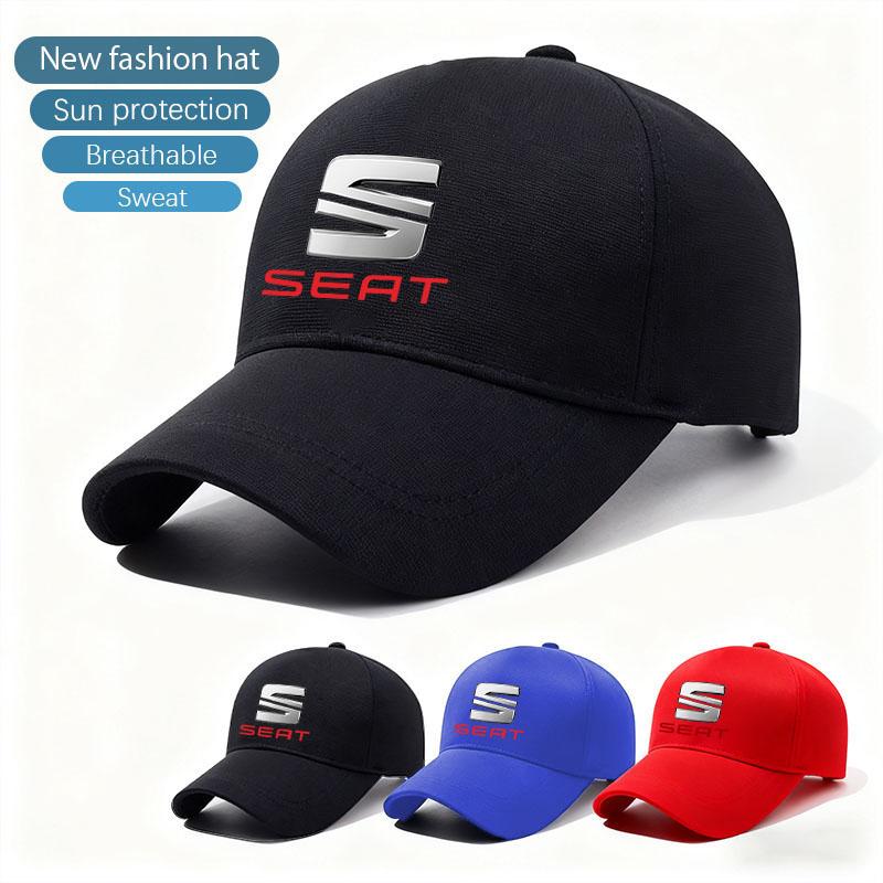 djbf10 Baseball Caps Outdoor Sun Fishing Hats Shade Caps Racing Car Cap For Seat Leon 5f Ibiza 6l 6j Leon 1p Cushion Altea Accessories