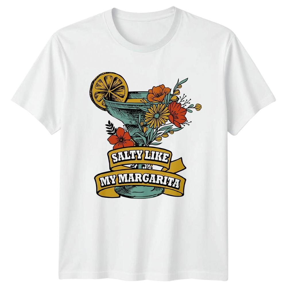 Salty Like My Margarita Unisexs TShirt Birthday Gift For Her