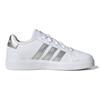 Adidas Grand Court 2.0 Big Kid White Matte Silver Kids Sneakers Cloud-White GW6506