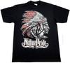 Футболка NATIVE PRIDE с изображением воина коренных американцев 100% Хлопок Мужская Черная Новая Унисекс Футболка