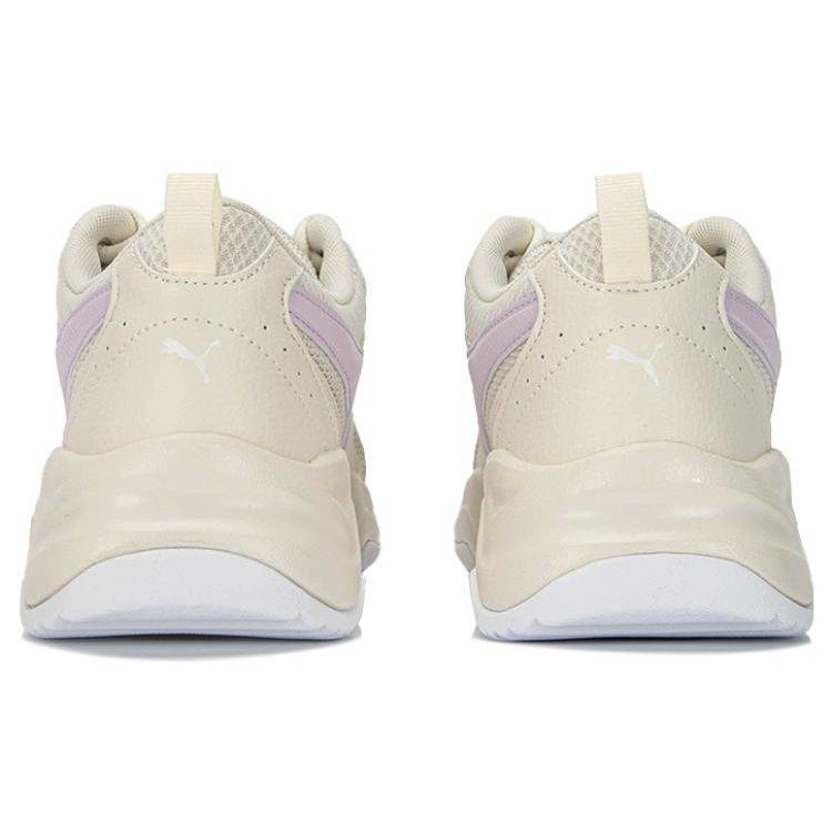 Puma Cilia Fabric Synthetic Leather Sports Comfort Low-Top Lifestyle Shoes Women Sneaker White 369778-23
