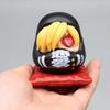 8 см Фигурки One Piece Луффи Фигурка Зоро Модель Санджи ПВХ Q-версия Статуэтка GK Коллекция Настольное украшение Игрушки Подарок на день рождения GK