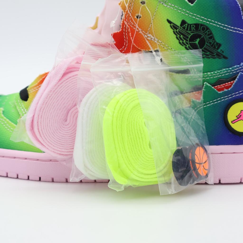DC3481-900 Nike Air Jordan 1 Retro OG High J Balvin Радужный Розовый Тай-дай (Мужской)