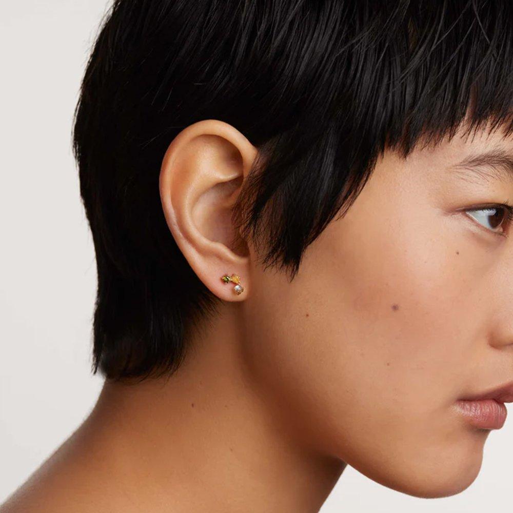 [PD Paola] Juno Collection Flora Earrings (Yellow Gold Color)