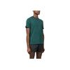 STONE ISLAND Мужская футболка с коротким рукавом и круглым вырезом, однотонная, с логотипом-патчем, Ss23, Зеленая, 101523757-V0053