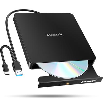Инновационный высокоскоростной USB CD DVD привод Внешний тихий DVD-плеер Внешний DVD-привод USB-подключение CD-плеер Питание от шины Внешний CD-привод Легкий