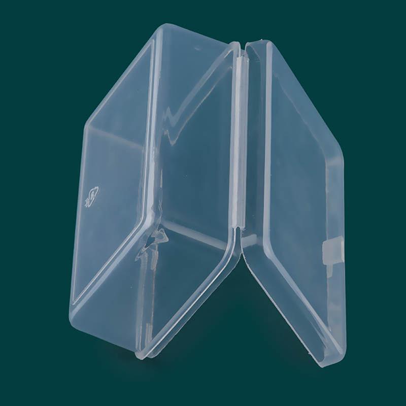 Plastic Transparent Storage Box Square Small Items Case Packing Boxes Jewelry Beads Container Sundries Organizer