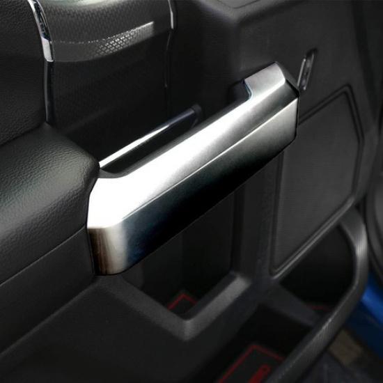 4pcs Inner Side Door Handles Trim Cover For Ford F150 2015- Car Accessories