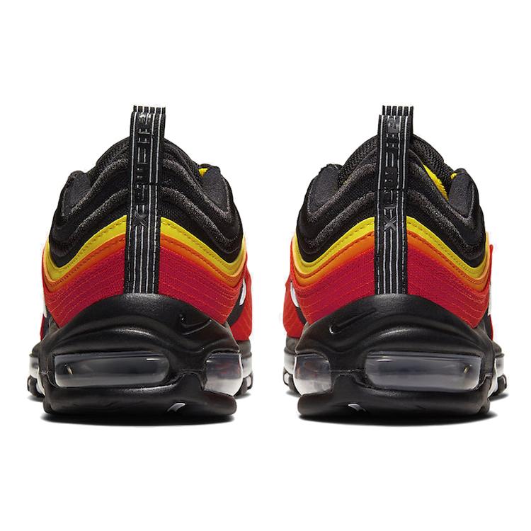 Nike Air Max 97 Черный с Красным Чили и Оранжевым Магма CT4525-001