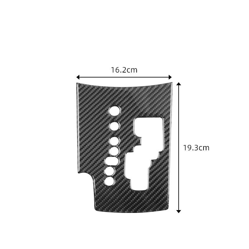 Углеродное волокно, панель переключения передач автомобиля, панель ручного тормоза, декоративная крышка, накладка, наклейки для салона автомобиля Toyota RAV4