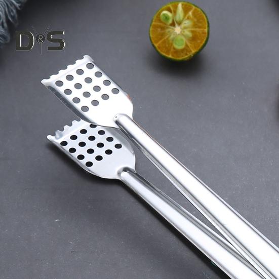 Stainless Steel Practicability Food Tong Heat Insulation Comfortable To Grip Versatile Bread Clip Kitchen Supplies