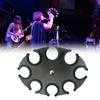 Multi Microphone Holder Organizer Round Shape Mic Storage Stand Tray Equipped with Silicone Sleeve & Mounting Screw