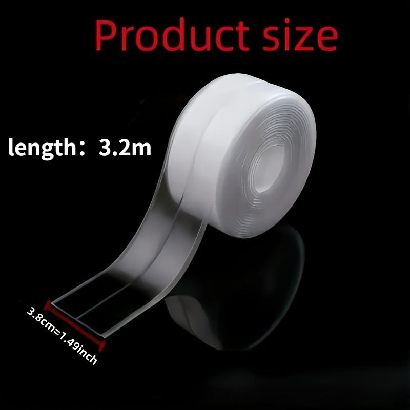 1 шт. прозрачная кухонная ванная герметизирующая лента - самоклеящаяся водонепроницаемая и устойчивая к плесени уплотнительная полоса