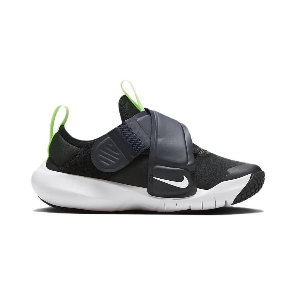 Nike Flex Advance PS Черно-белые кроссовки на липучке для детей CZ0186-010