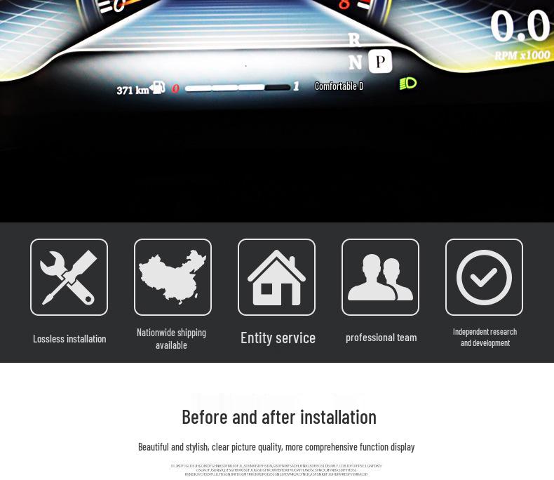 Mercedes-Benz W205 Smart Plug-and-Play HD LCD Instrument Panel