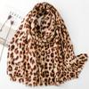 Winter Sexy Leopard Dot Gold Glitter Fringe Viscose Shawl Scarf Lady High Quality Wrap Pashmina Stole Bufandas Muslim Hijab
