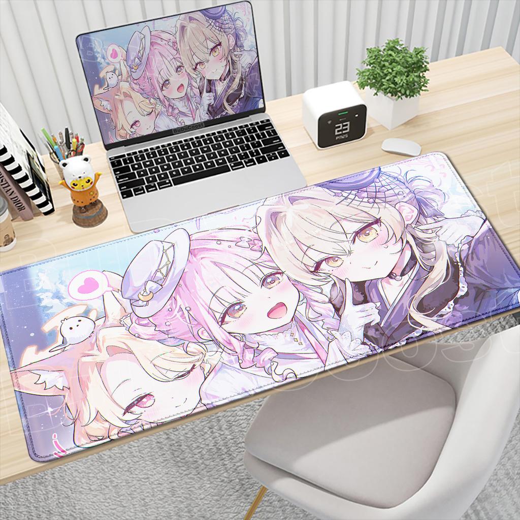 HD Blue Archive Misono Mika Printing Mousepad desktop protection pad Office accessories Non-slip Keyboard Mat desk organizers