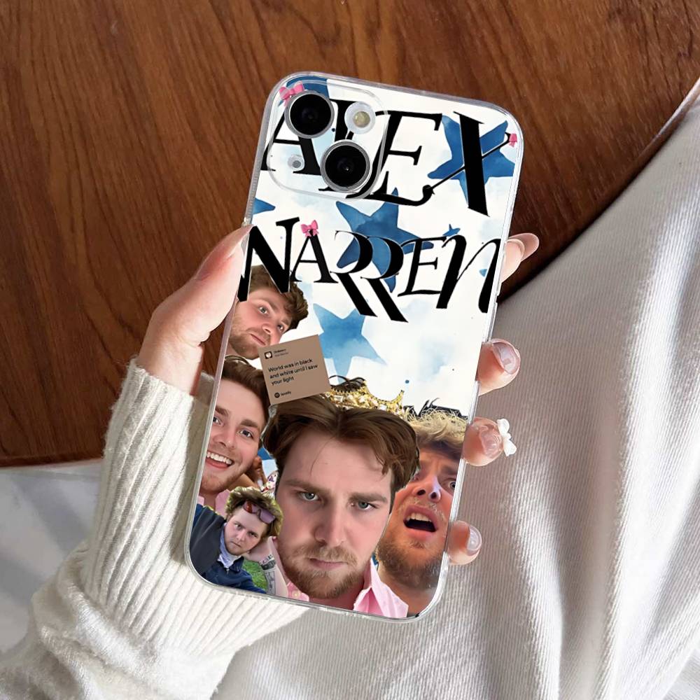 Популярный A-alex Музыкальный Певец W-warren Для IPhone 17 16 15 14 13 12 11 Pro Max Plus Прозрачный Мягкий ТПУ Чехол для Телефона