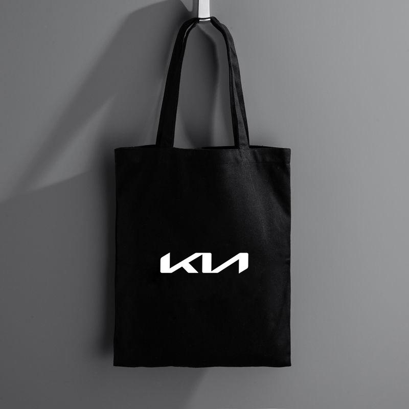 PZLX1 Fashion Canvas Bag Single Shoulder Hand-held Shopping Bag Tote Bag For KIA K3 K5 Sportage Picanto Rio Ceed Optima Sorento Cerato
