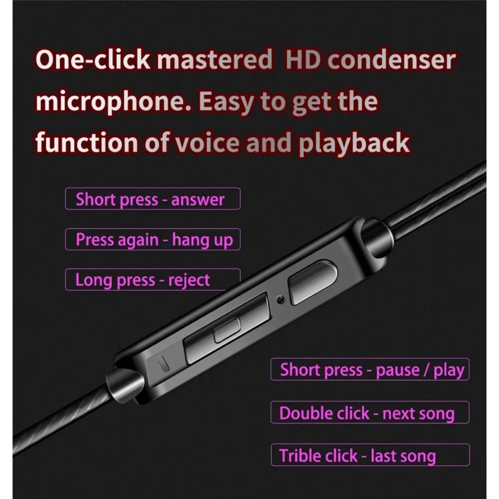 Qkz Ak6 Динамические наушники HIFI Heavy Bass Наушники-вкладыши с монитором для ушей Спортивная гарнитура с шумоподавлением Стерео Игровые наушники с микрофоном