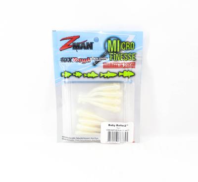 Zman Мягкая приманка Baby BallerZ 2 дюйма, 8 шт. в упаковке, жемчуг (6605)