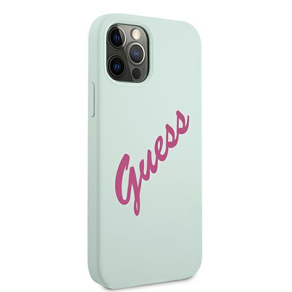 Guess Guhcp12Llsvsbf Iphone 12 Pro Max6,7 Niebieski Fuksja/Blue Fuschia Hardcase Silicone Vintage
