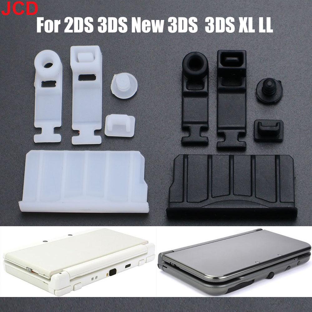 JCD Silicone Anti-Dust Plug Earphone jack Charging Dock Dust Proof Protector Cap For New 3DS XL/LL 3DSXL 3DSLL 2DS Cover