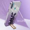 For Motorola Moto E20 PC+TPU Phone Case Support Kickstand Back Protective Cover