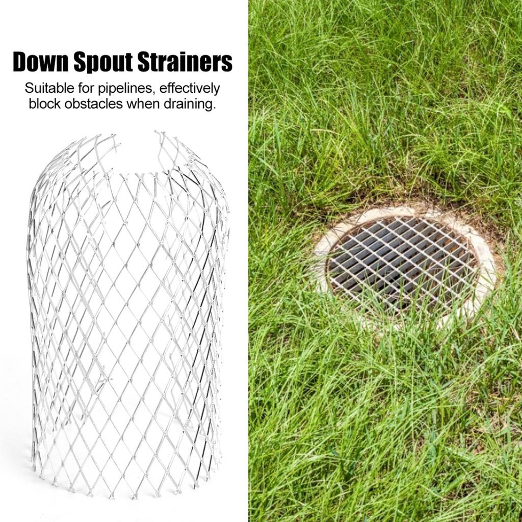 4 шт. Защита желоба Листовой фильтр Сетчатый фильтр Воронки водосточной трубы Садовый инструмент для защиты от засоров