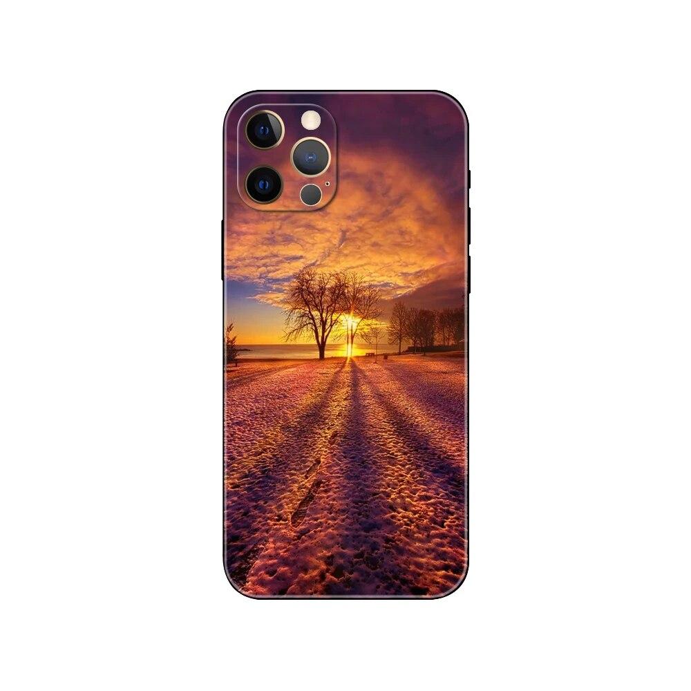 Чехол для телефона с пейзажем для iPhone Samsung Galaxy Redmi Xiaomi Oppo OnePlus Note SA 7 8 9 10 11 12 13 14 20 21 22 23 53 54 Pro Max Plus Ultra TPU Soft