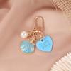 Bag Ornaments  Elegant Heart Pearl Keyring  Starfish Keychain Elegant Jewelry Party Gift Accessory For Gift