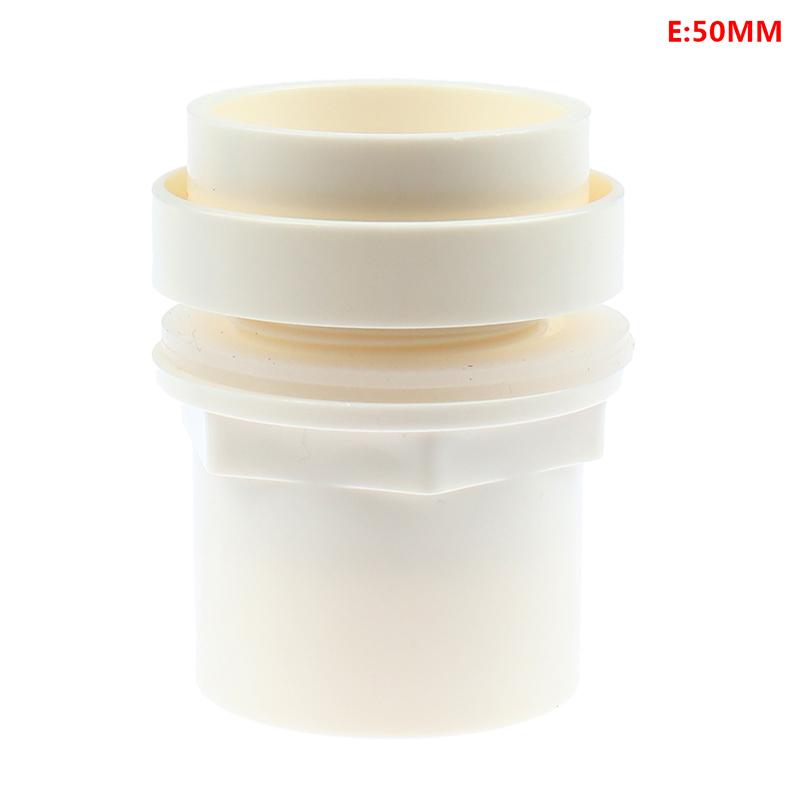20-50мм ПВХ Соединитель для труб Утолщенный Соединитель для слива аквариума Садовый сливной патрубок