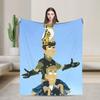 Мультяшное одеяло Wild Kratts, супермягкое, уютное, плед для дивана, 50x60 дюймов, многоразмерный покрывало