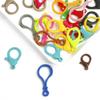 10 шт. пластиковый брелок для ключей красочные крючки клипсы карабин ручной работы аксессуары для изготовления ювелирных изделий