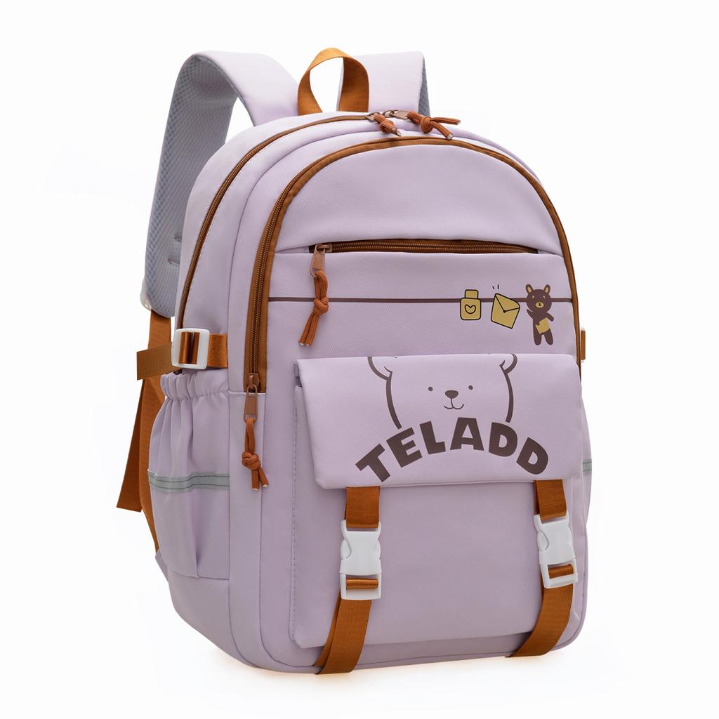 Новый школьный рюкзак с принтом мультяшного щенка, высокая ценность, для студентов колледжа и старшеклассников, многосекционный