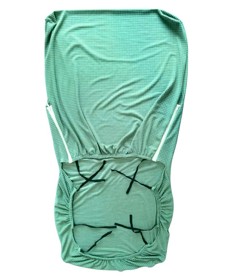 Solid Color Chair Cover Armchair Covers Jacquard Wood Arm Chair Slipcover Protector with Zipper Living Room Hotel Decor