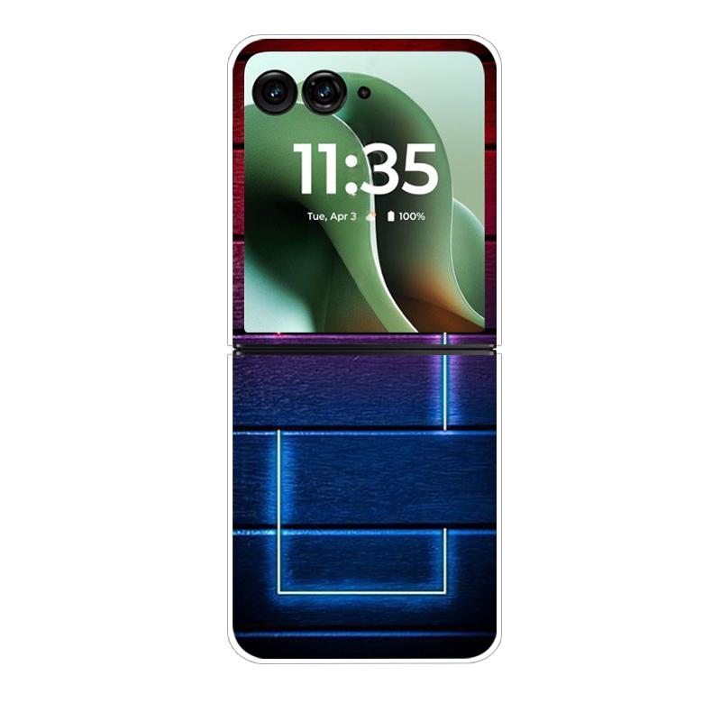 Твердый ПК Чехол Для Motorola Moto Razr 60 Ultra 5G Ударопрочный Чехол для Телефона Для Motorola Razr Ultra 2025 Задняя Прозрачная Крышка Coque Funda