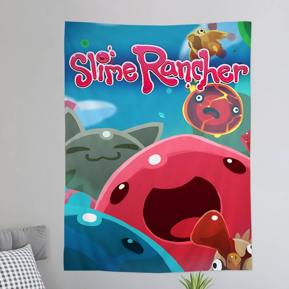 Игра SSlime Rancher Подвесной Бохо Гобелен Подвесной Таро Хиппи Настенные Ковры Комната Домашний Декор