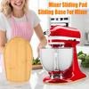 Слайдер-подставка для стационарного миксера KitchenAid, прочная бамбуковая подставка для бытовой техники, скользящий коврик для кухонной столешницы, деревянный поднос для перемещения миксера