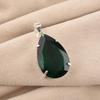 Хромовый диопсид Драгоценный камень Серебряный Дизайнерский Подвеска 1,60" 925 Стерлинговое серебро Украшения ручной работы Для женщин PP-67-12