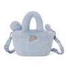 Fila Casual Plush Fabric Shoulder Crossbody Handbag Mini Women handbags Cotton-Candy-White Cream-Pink Newborn-Blue T13W443121F-395581