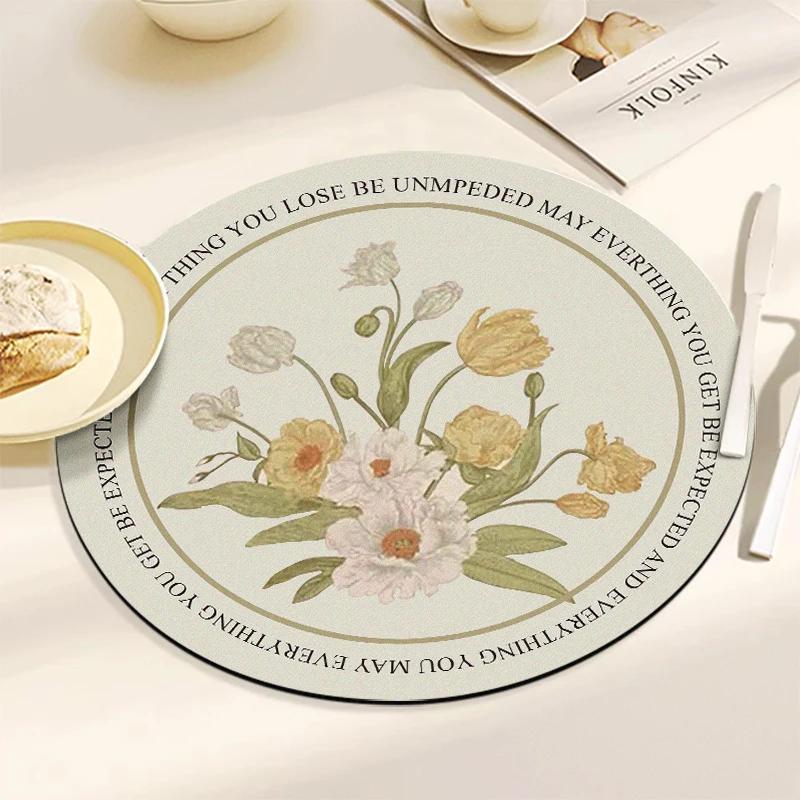 Подставка для обеденного стола Подставка под стакан Коврики для стола Декор для журнального столика Посуда Изоляционные прокладки Кухонный декор Аксессуары
