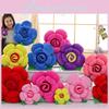 Flower Shape Throw Pillows Cushion Lumbar Rose Decoration Chair Soft Home Lover