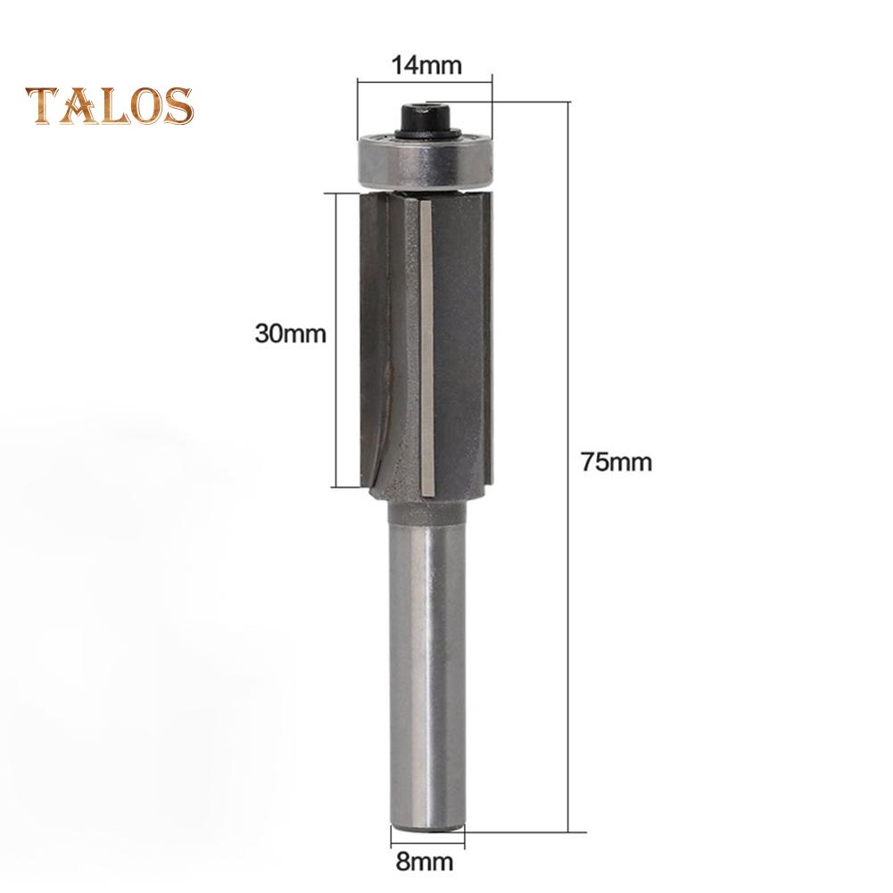 8 мм Фреза из легированной стали для фрезерования древесины с 4 зубьями