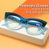 New Cat Eye Reading Glasses Women Red Anti Blue Light Eyeglasses Presbyopia Glasses Hyperopia Optical Lenses For Read 0 To+4.0